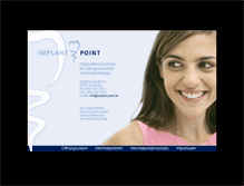 Tablet Screenshot of implant-point.de